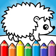 Easy coloring book for kids MOD APK — Все цвета разблокированы