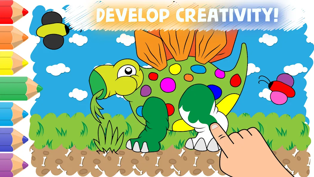 Easy coloring pages for kids — скриншот 1 Easy coloring pages for kids — скриншот 1