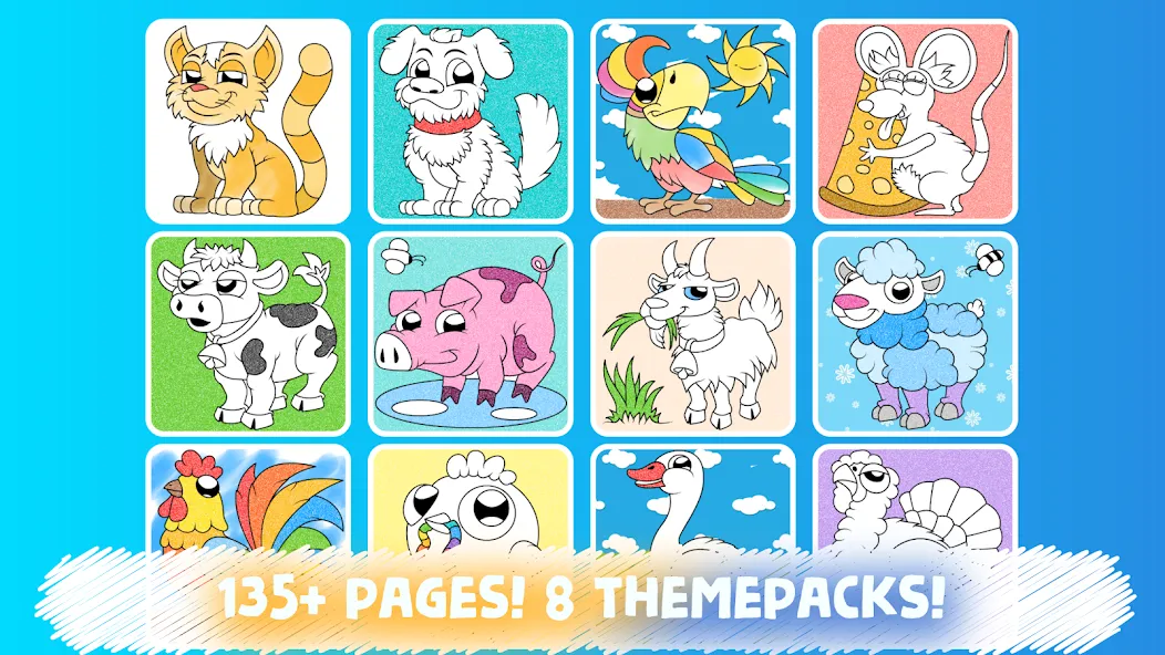 Easy coloring pages for kids — скриншот 2 Easy coloring pages for kids — скриншот 2