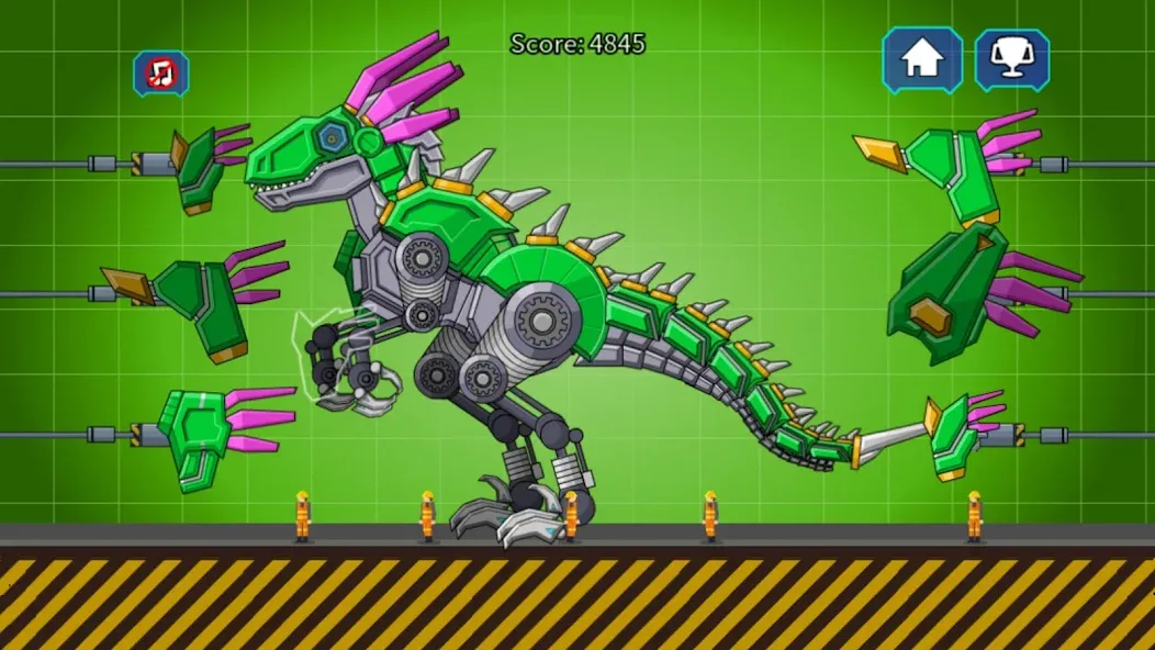 Velociraptor Rex Dino Robot — скриншот 1