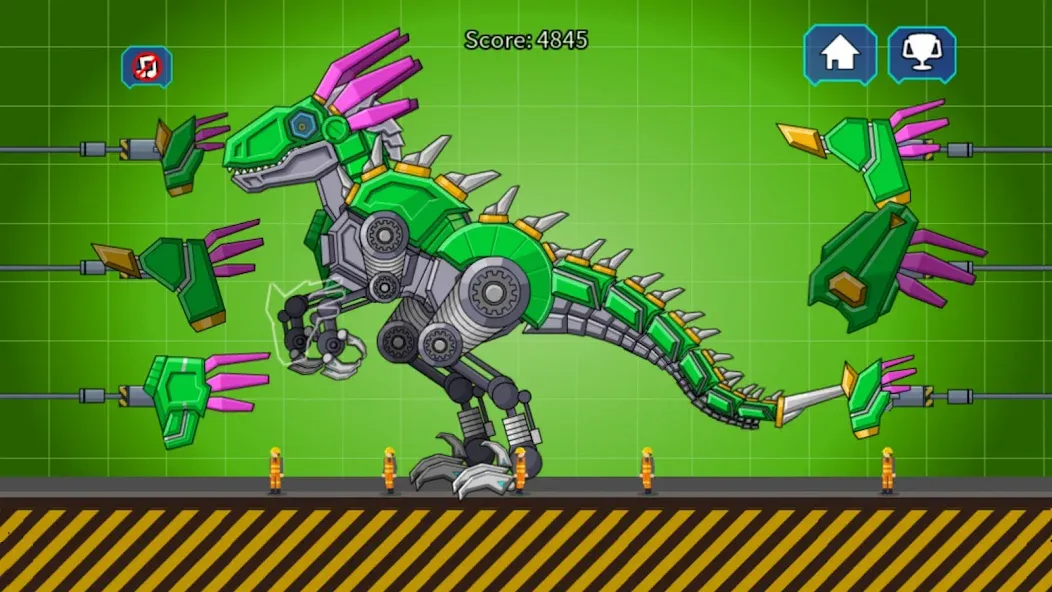 Velociraptor Rex Dino Robot — скриншот 5
