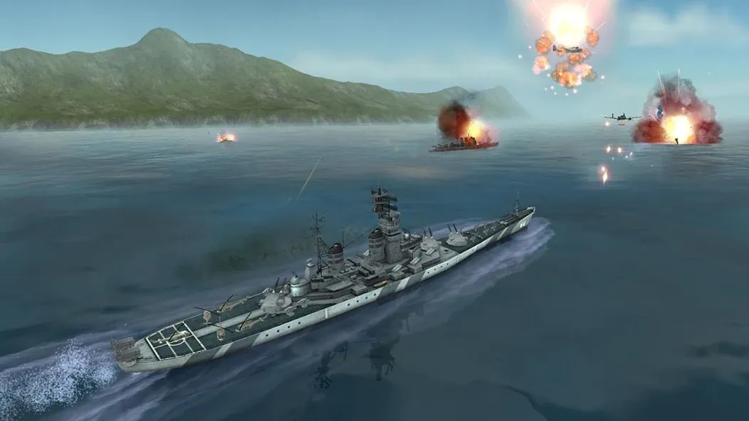WARSHIP BATTLE:3D World War II — скриншот 2 WARSHIP BATTLE:3D World War II — скриншот 2