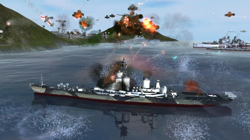 WARSHIP BATTLE:3D World War II — скриншот 3 WARSHIP BATTLE:3D World War II — скриншот 3