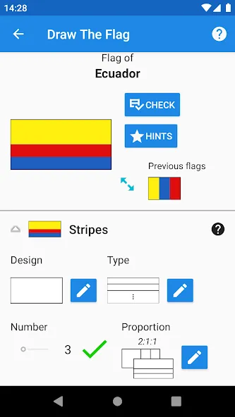 Draw The Flag - Quiz & Maker — скриншот 3