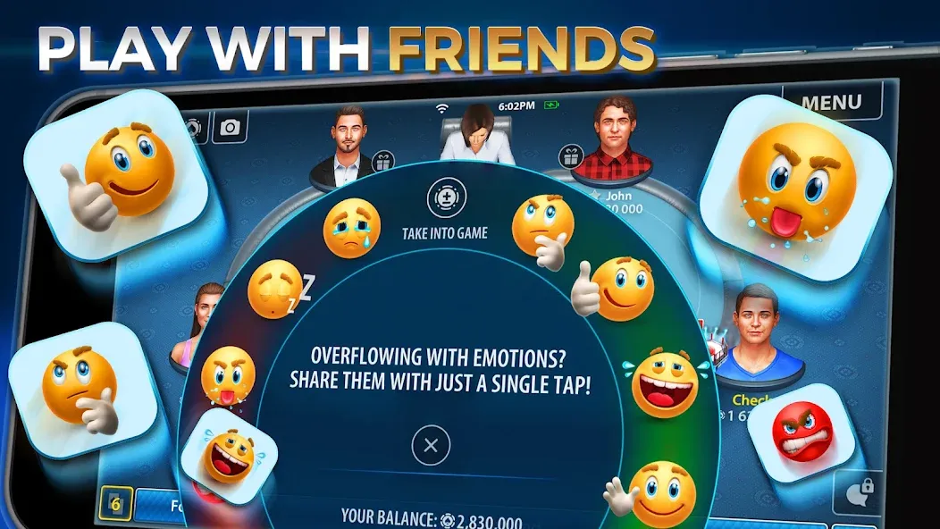Texas Hold'em Poker: Pokerist — скриншот 4 Texas Hold'em Poker: Pokerist — скриншот 4