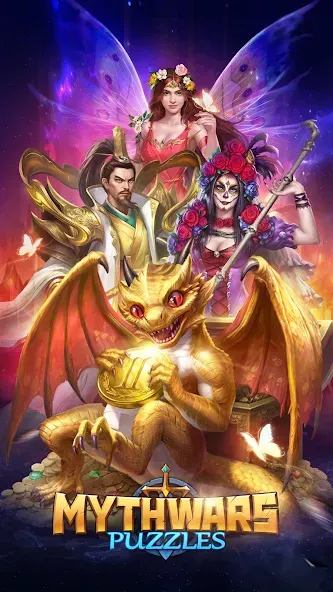 MythWars & Puzzles: RPG Match3 — скриншот 1 MythWars & Puzzles: RPG Match3 — скриншот 1