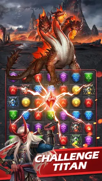 MythWars & Puzzles: RPG Match3 — скриншот 2 MythWars & Puzzles: RPG Match3 — скриншот 2