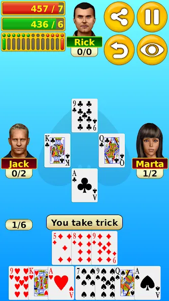 Spades — скриншот 2