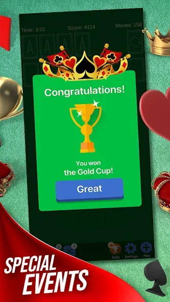 Solitaire + Card Game by Zynga — скриншот 3