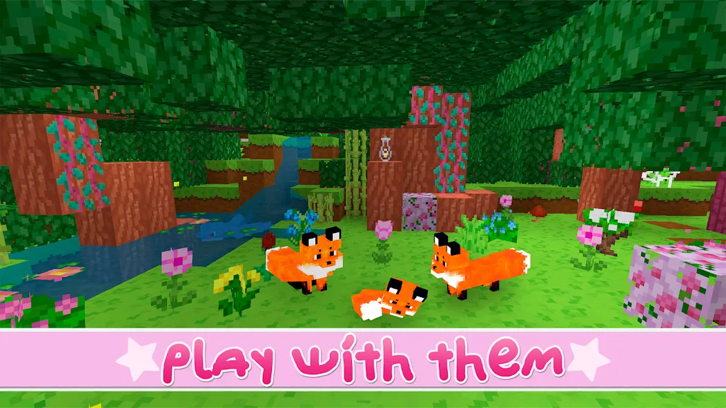 Kawaii World - Craft and Build — скриншот 2