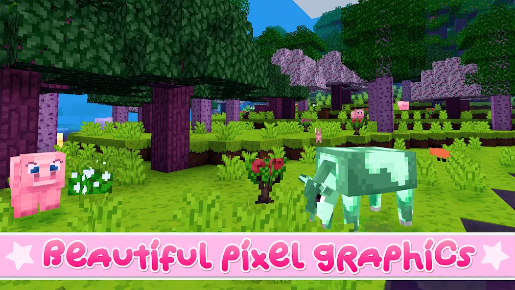 Kawaii World - Craft and Build — скриншот 4