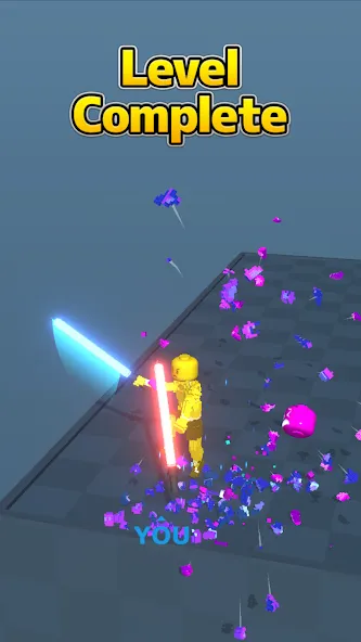 Block Gladiator 3D: sword duel — скриншот 2