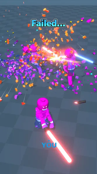 Block Gladiator 3D: sword duel — скриншот 4