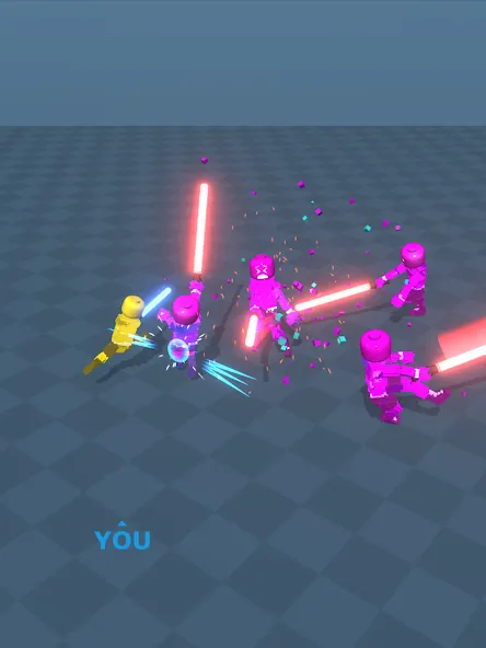 Block Gladiator 3D: sword duel — скриншот 5