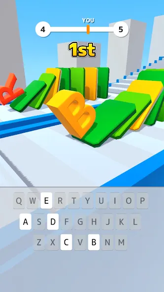 Type Spin: alphabet run game — скриншот 1