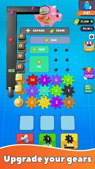 Gear Clicker — скриншот 1