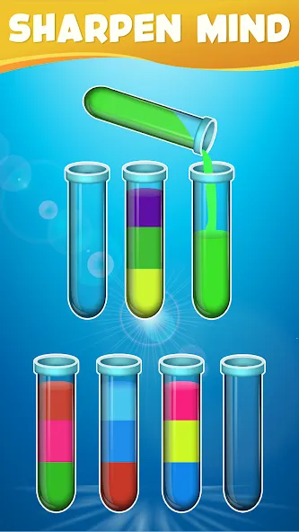 Water Sort Color Sorting games — скриншот 1