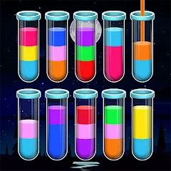 Water Sort Color Sorting games MOD APK на Android — Много денег