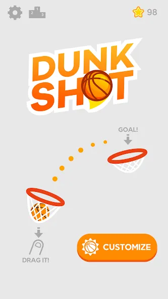 Dunk Shot — скриншот 1