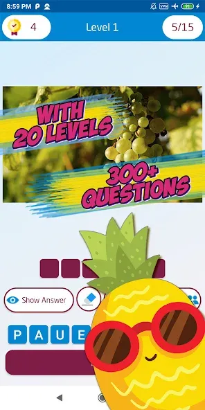 Guess the fruit name game — скриншот 3 Guess the fruit name game — скриншот 3