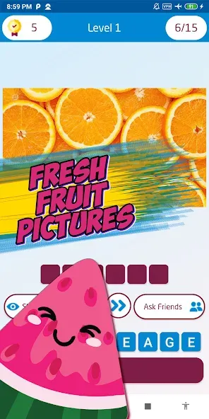 Guess the fruit name game — скриншот 4 Guess the fruit name game — скриншот 4