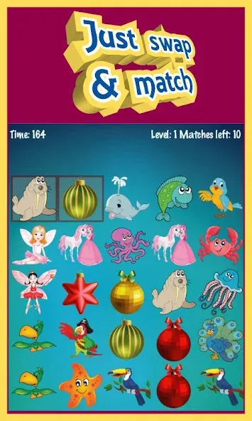 Sweet Match 3 Puzzle Game — скриншот 1