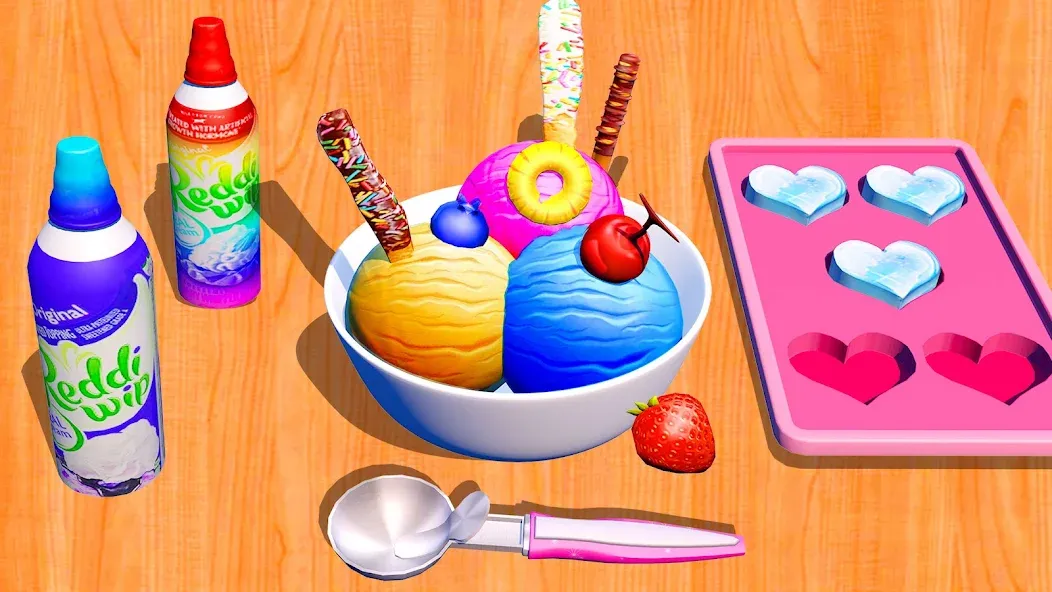 Ice Cream Games: Rainbow Maker — скриншот 5