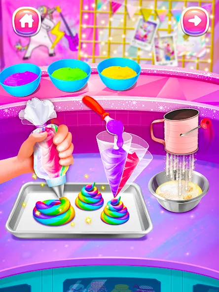 Girl Games: Unicorn Cooking — скриншот 2