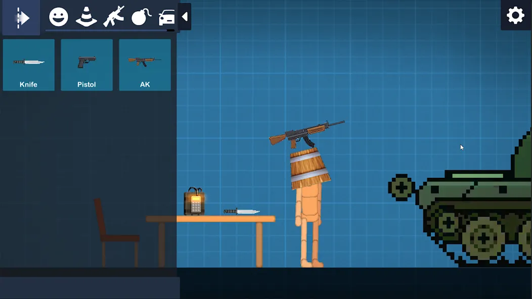 Peach Play: Ragdoll Sandbox — скриншот 1