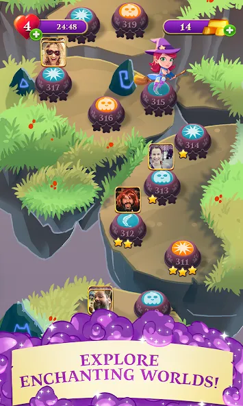 Bubble Witch 3 Saga — скриншот 4