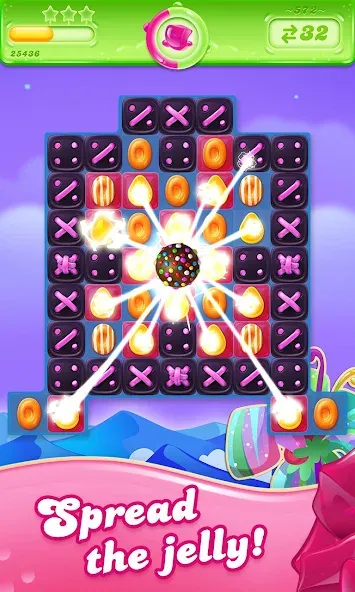 Candy Crush Jelly Saga — скриншот 1