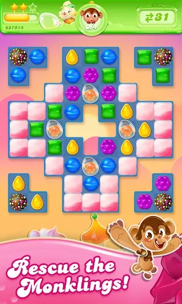 Candy Crush Jelly Saga — скриншот 3