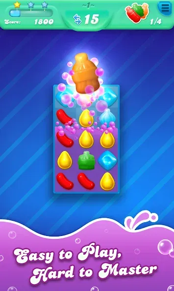 Candy Crush Soda Saga — скриншот 1 Candy Crush Soda Saga — скриншот 1