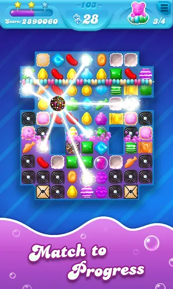 Candy Crush Soda Saga — скриншот 2 Candy Crush Soda Saga — скриншот 2