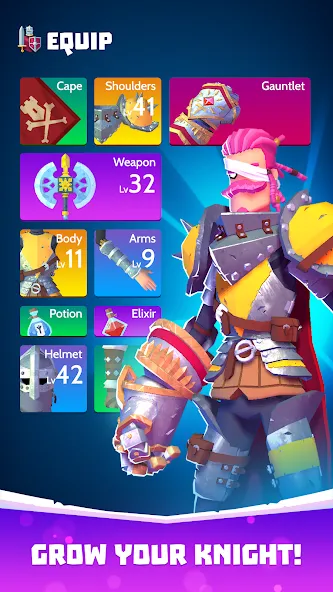 Knighthood - RPG Knights — скриншот 3 Knighthood - RPG Knights — скриншот 3