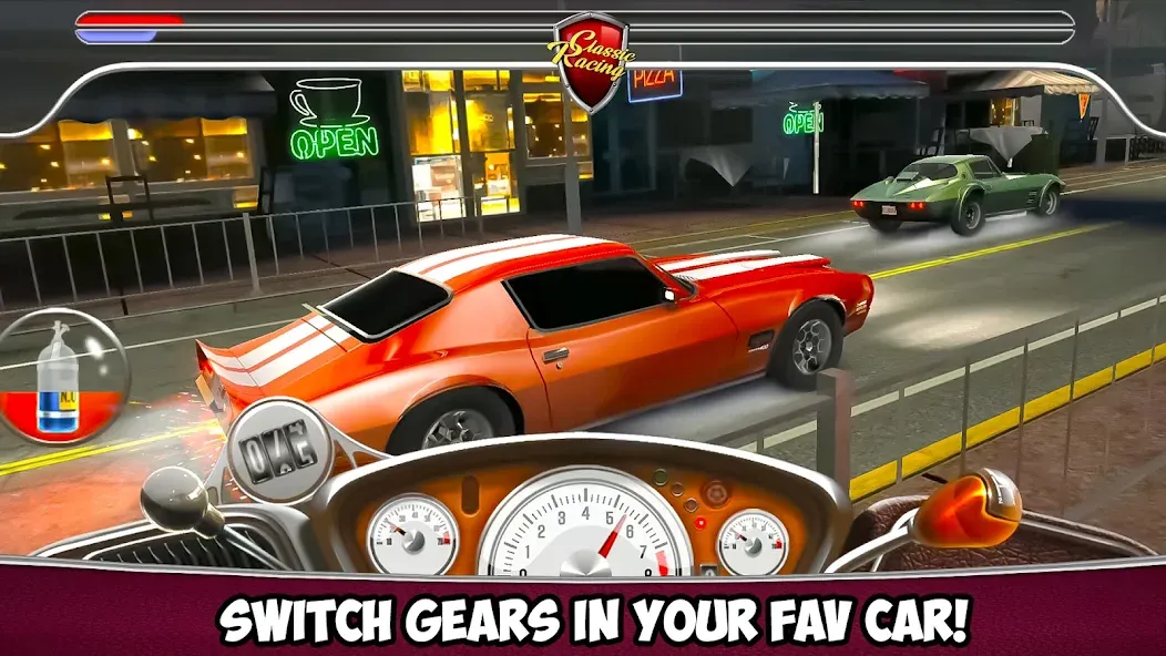 Classic Drag Racing Car Game — скриншот 3