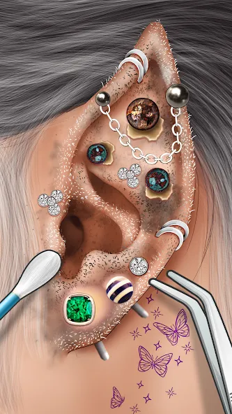 Ear Salon ASMR Ear Wax& Tattoo — скриншот 3 Ear Salon ASMR Ear Wax& Tattoo — скриншот 3