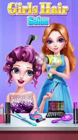 Girls Hair Salon — скриншот 2