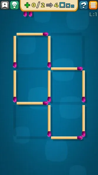Matches Puzzle Game — скриншот 2