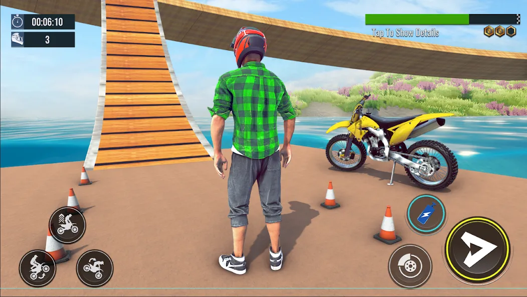Bike Stunt : Motorcycle Game — скриншот 1