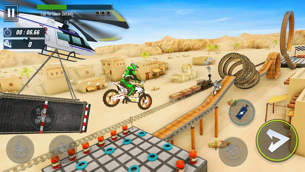 Bike Stunt : Motorcycle Game — скриншот 5