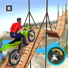Взлом Bike Stunt Game: Tricks Master на Андроид — Много денег