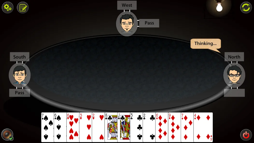Auction Bridge & IB Card Game — скриншот 3