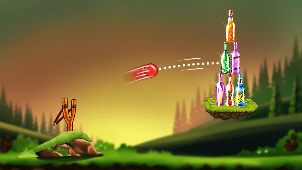 Bottle Shooting Game 2 — скриншот 1