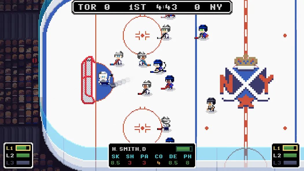 Ice League Hockey — скриншот 1 Ice League Hockey — скриншот 1