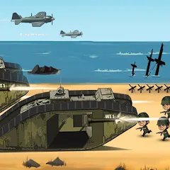 Скачать Army War: Military Troop Games — МОД Много денег