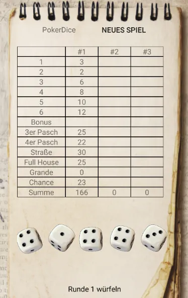 Dice Poker — скриншот 3
