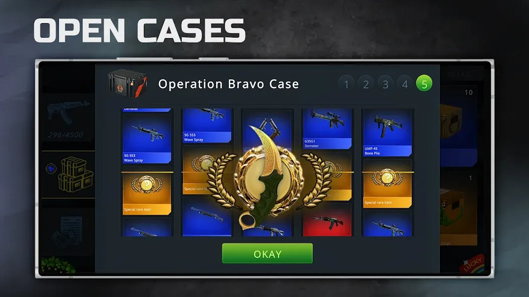 Case Chase: Simulator for CSGO — скриншот 3 Case Chase: Simulator for CSGO — скриншот 3
