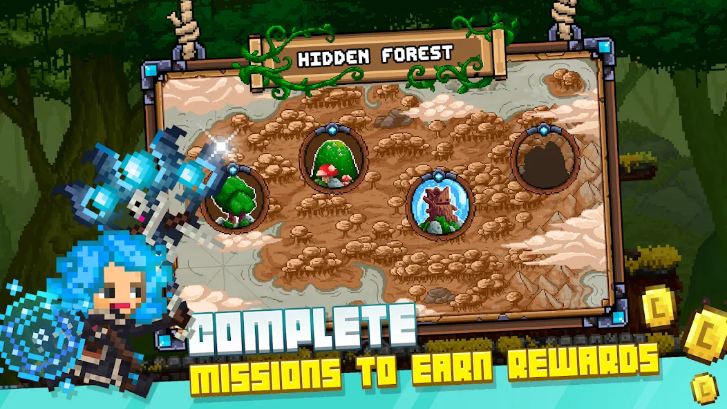 Bit Heroes Runner: Pixel Blitz — скриншот 3