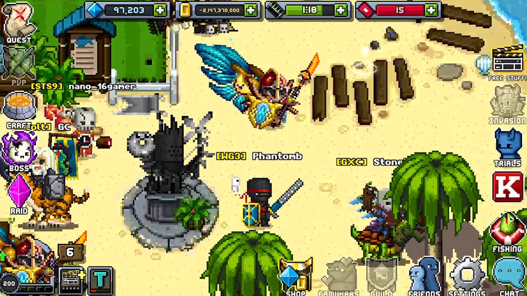 Bit Heroes Quest: Pixel RPG — скриншот 4